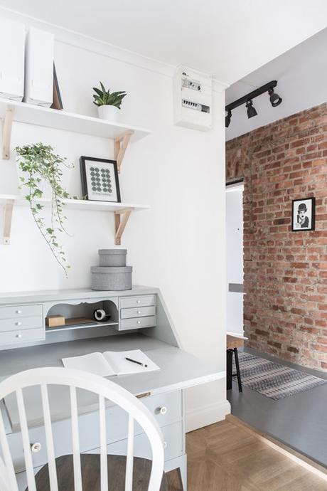 interiores estudios estilo escandinavo distribución pisos pequeños distribución diáfana distribución abierta decoración interiores mini pisos cama separada salón blog decoración nórdica 