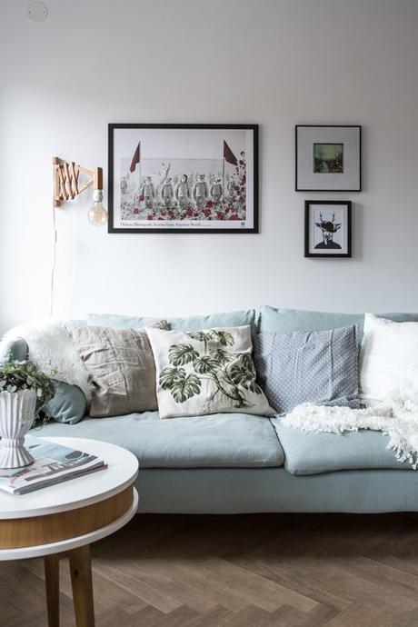 interiores estudios estilo escandinavo distribución pisos pequeños distribución diáfana distribución abierta decoración interiores mini pisos cama separada salón blog decoración nórdica 