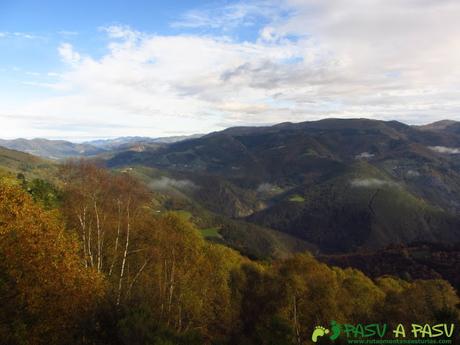 Vista hacia el Valle del Río Navia
