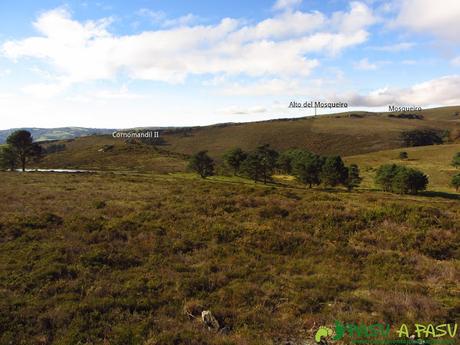 Vista del Cornomandil y Mosqueiro