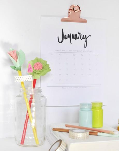 Calendarios 2017 imprimibles gratis