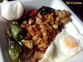 MIGAS MALAGUEÑAS CON LOMO Y CHORIZO