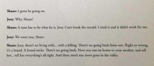 Logan - texto de Shane