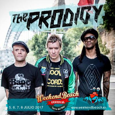 El Weekend Beach Festival 2017 tendrá a The Prodigy