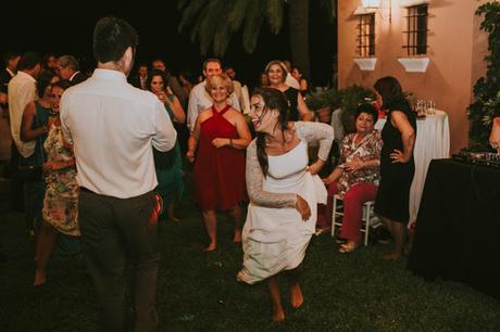 Rubén & Clara:  una romántica boda en la noche de Huelva