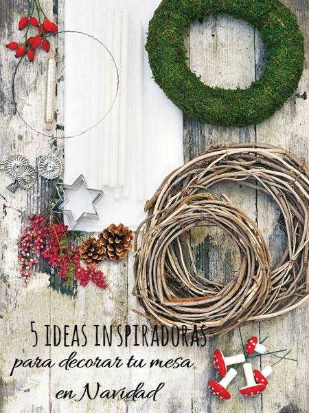 5 ideas inspiradoras para decorar tu mesa en Navidad