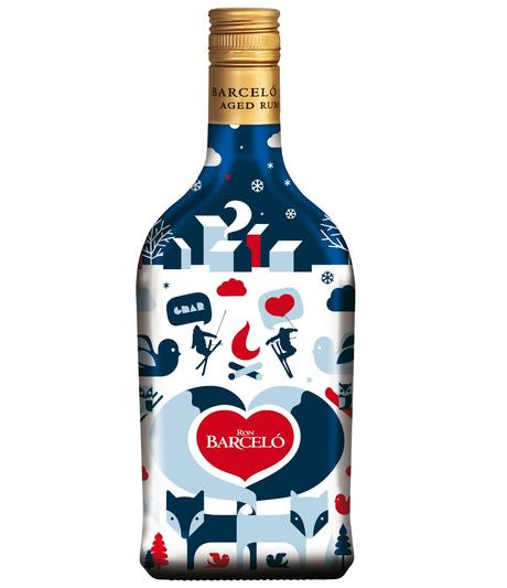 Ron Barceló celebra la Navidad con un packaging especial dedicado a la nieve