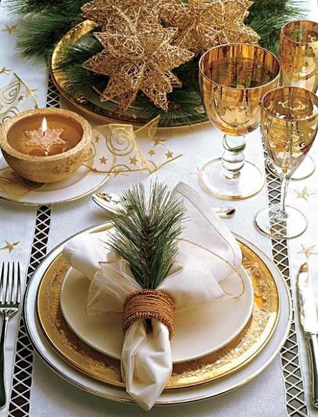 Ideas para decorar la mesa de Navidad