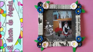 Tienes un marco de fotos viejo o estropeado?No lo tires, ...