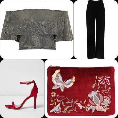 Be Mine: Look plata y rojo - 3ª propuesta Navidad