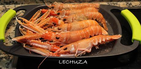 CIGALAS A LA PLANCHA