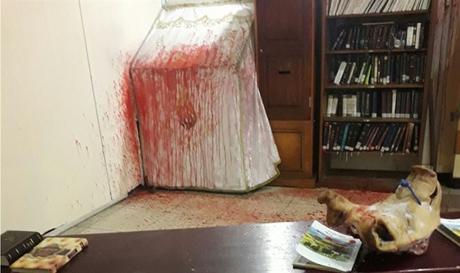 Repugnante acto antisemita en Ukrania.