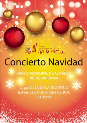 Hoy Concierto de Navidad en Almadén