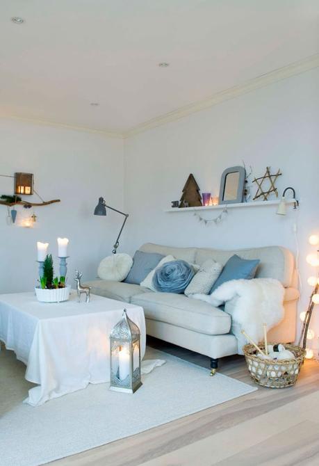 Navidad en la mesa mesas de navidad estilo escandinavo decoración navideña decoración en blanco blog decoración nórdica 