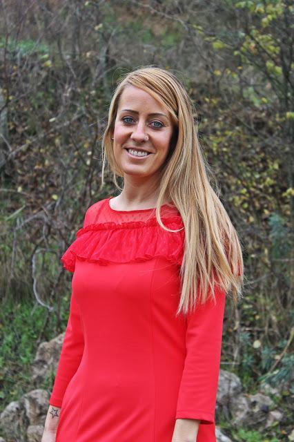 Red Dress in Christmas