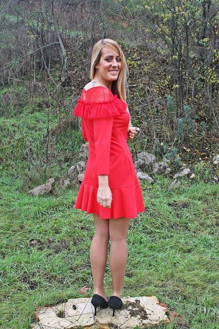 Red Dress in Christmas