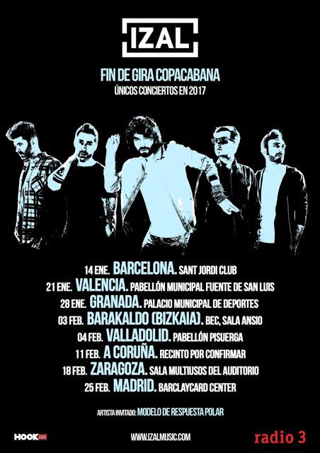 [Noticia] Izal finalizan la gira Copacabana con ocho conciertos