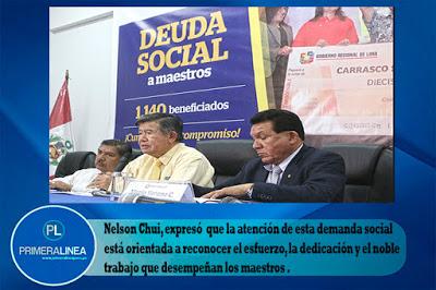 PAGO DE DEUDA SOCIAL A MAESTROS DE LA REGIÓN LIMA NO SE DETIENE…