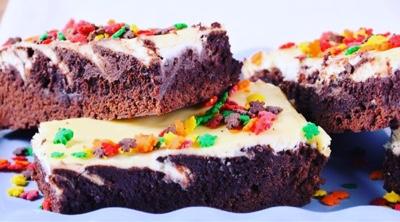 Brownie para Navidad