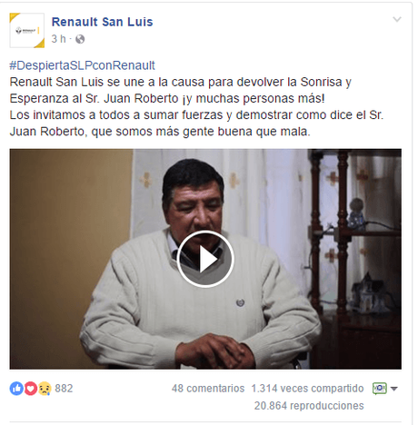 Video: Renault regalará carro Juan Roberto, chofer afectado por taxistas