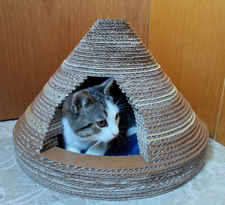 Cómo hacer una casita para gato fácil y económico