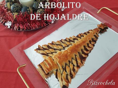 ARBOL DE HOJALDRE Y CHOCOLATE