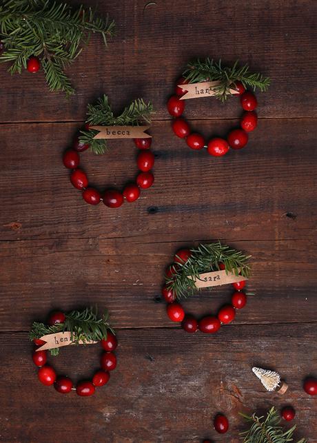 3 DIY para la mesa de Nochebuena y Navidad