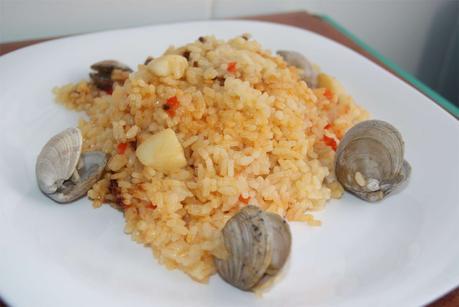 Receta de paella de marisco