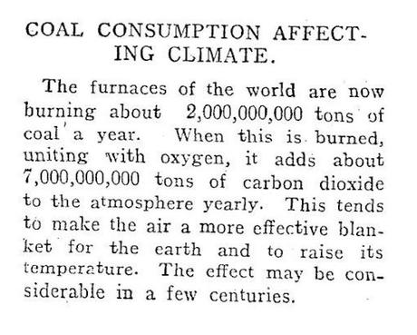 EL CONSUMO DE CARBÓN AFECTA AL CLIMA