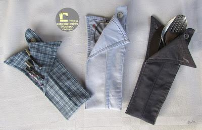 Estuche con el cuello de una camisa