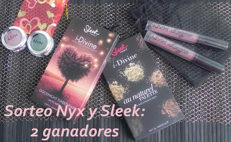 Sorteo de Navidad: SLEEK y NYX, dos ganadores
