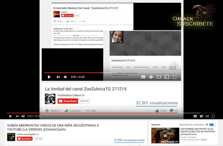 “Youtuber” resuelve el caso de los videos de Zoe Zuleica