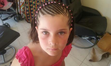 Trenzas afro de diadema