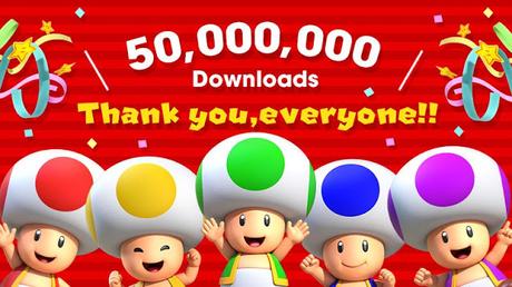 Se superan las 50 millones de descargar en Super Mario Run y pequeño regalo