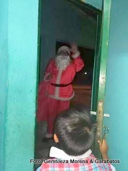 Papá Noel en Piedra del Aguila