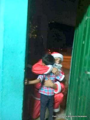 Papá Noel en Piedra del Aguila