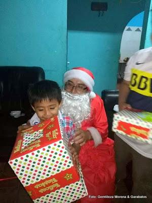 Papá Noel en Piedra del Aguila