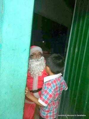 Papá Noel en Piedra del Aguila