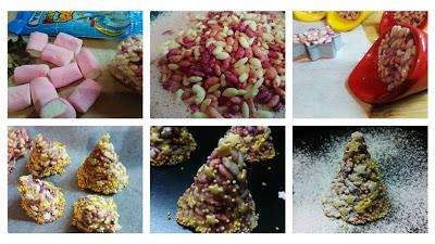 Arboles de arroz inflado