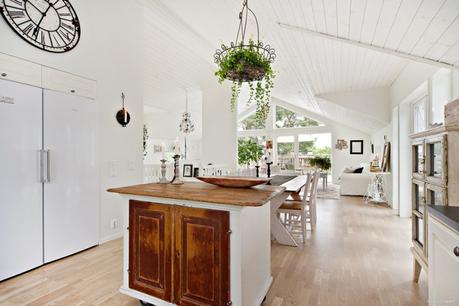 estilo rústico moderno estilo nórdico campo decoración en blanco casas suecas casa de campo sueca blog decoración nórdica 