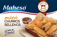 Mini churros rellenos Maheso