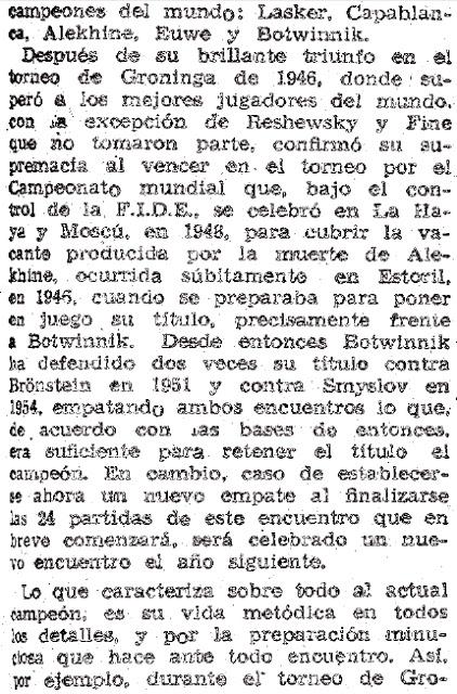 Los Mundiales de Torán - Botvinnik vs Smyslov 1957 (1)