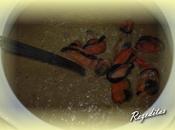 Crema mejillones manzana