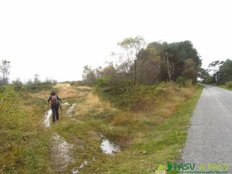 Desvío de la carretera por la sierra del Ouroso