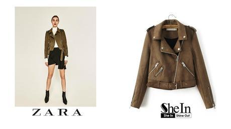 Clones de Zara en Shein: Cazadoras y Abrigos