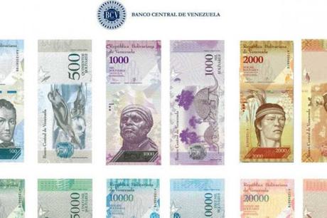 Billetes nuevos alcanzan de a dos por #venezolano