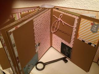 SCRAPBOOKING:ALBUM PARA UNA GIMNASTA.