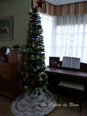 Tutorial tapete para el arbol de Navidad.