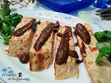 TERRINA DE PAVO CON CREMA DE CIRUELAS terrina de pavo