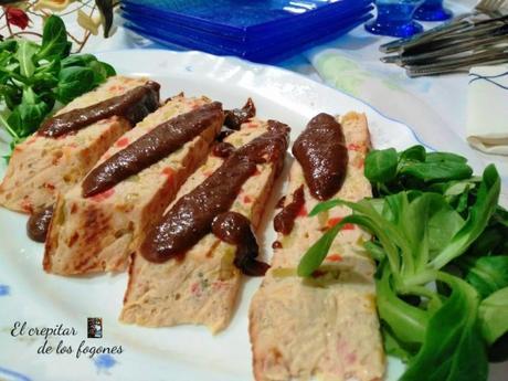 TERRINA DE PAVO CON CREMA DE CIRUELAS terrina de pavo